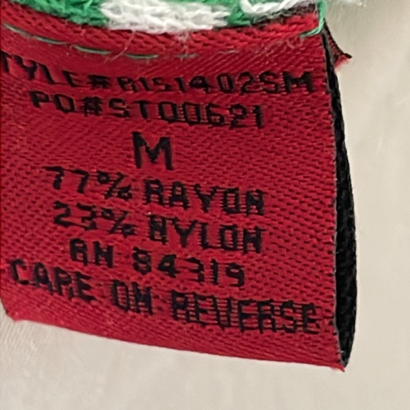 Green & Whit Striped Sweater Ribbed Tank . - Picture 7 of 7